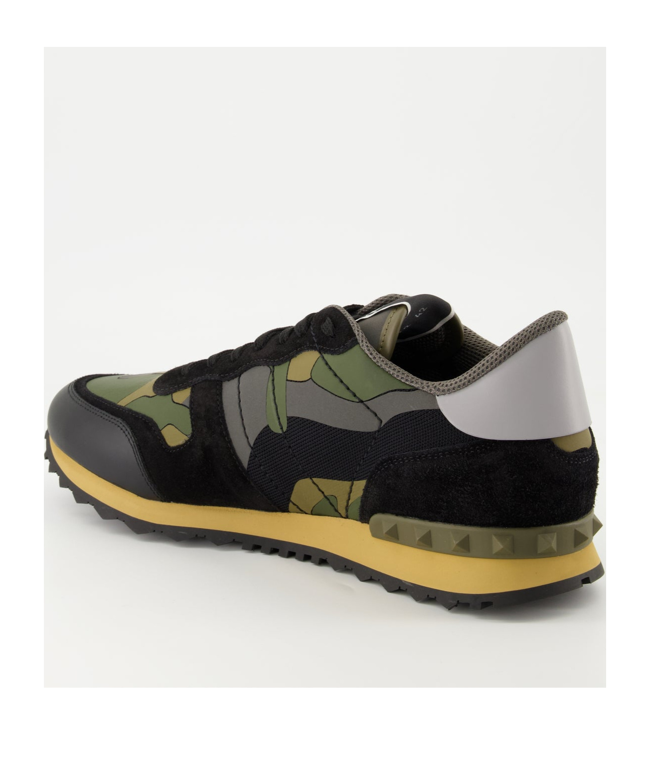 Valentino Sneaker Rockrunner Camouflage In Black