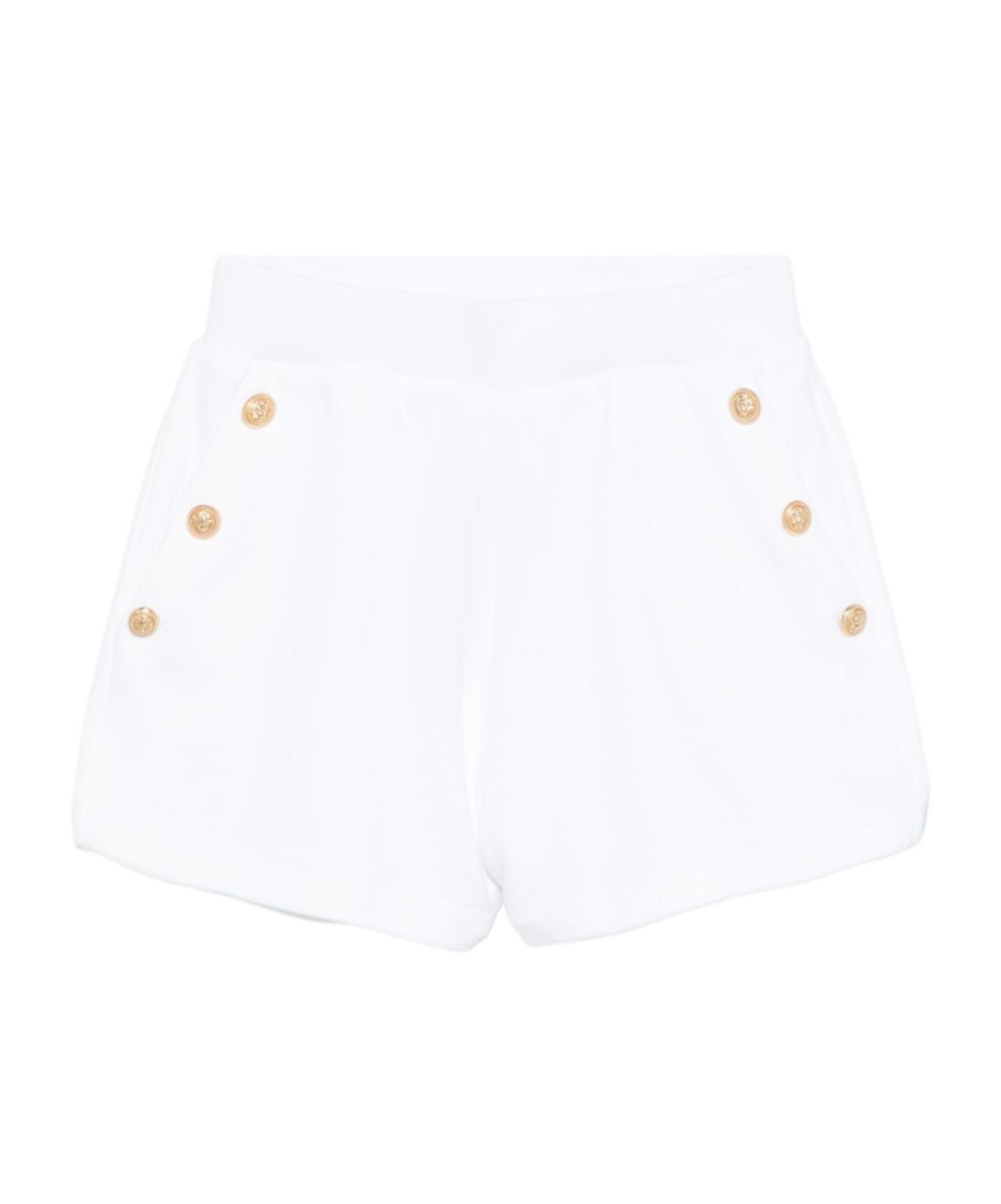 BALMAIN EMBOSSED-BUTTONS SHORTS