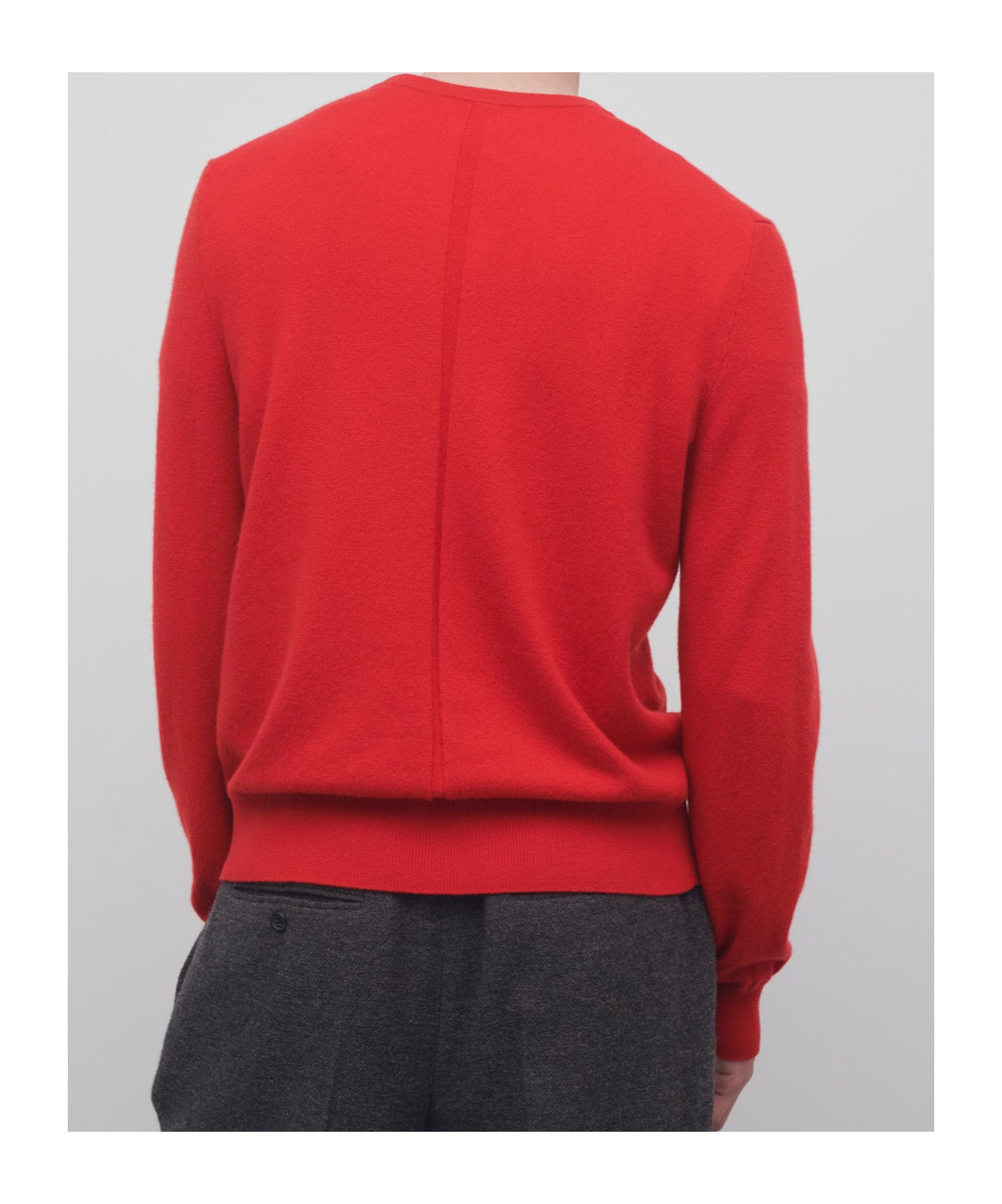 The Row Benji Cashmere Sweater In Red