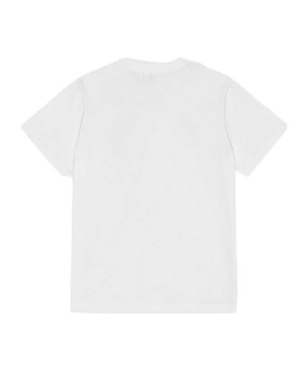 Ganni Basic Cotton Jersey Teddy Relaxed T-shirt In White
