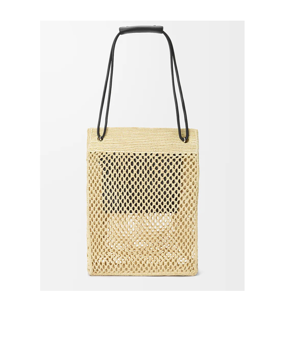 Loewe Pebble Hobo In Raffia In Natural
