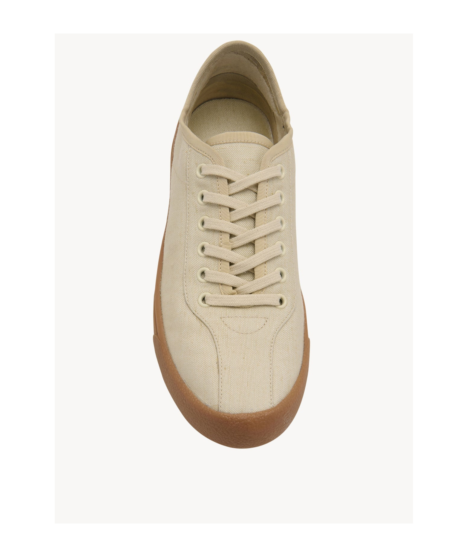 The Row Canvas Sneakers In Sage