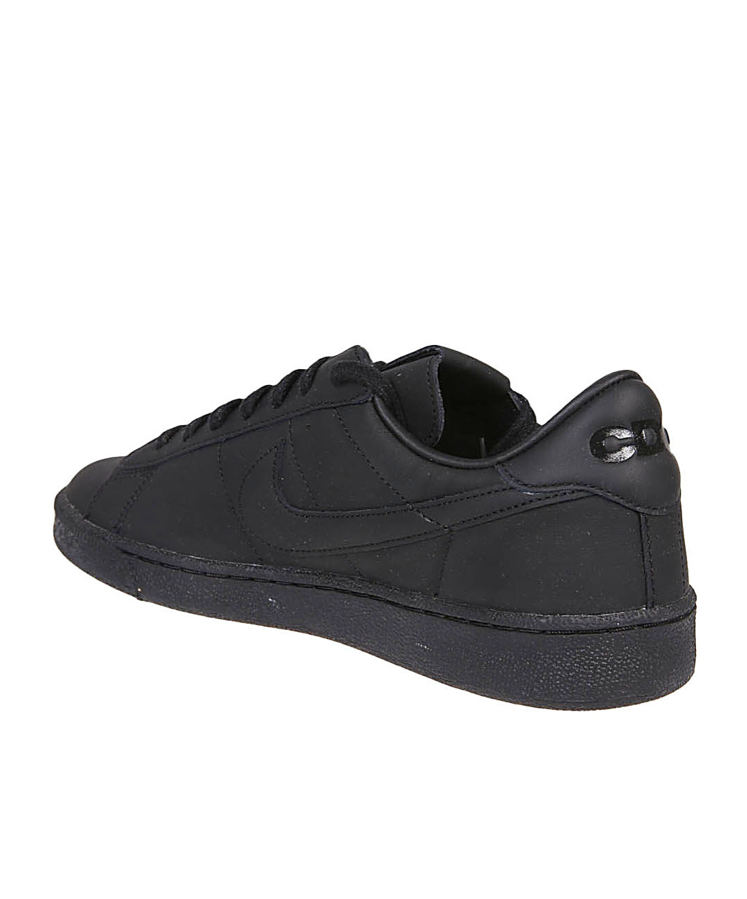 Comme Des Garçons Round Head Low-cut Skate Shoes In Black