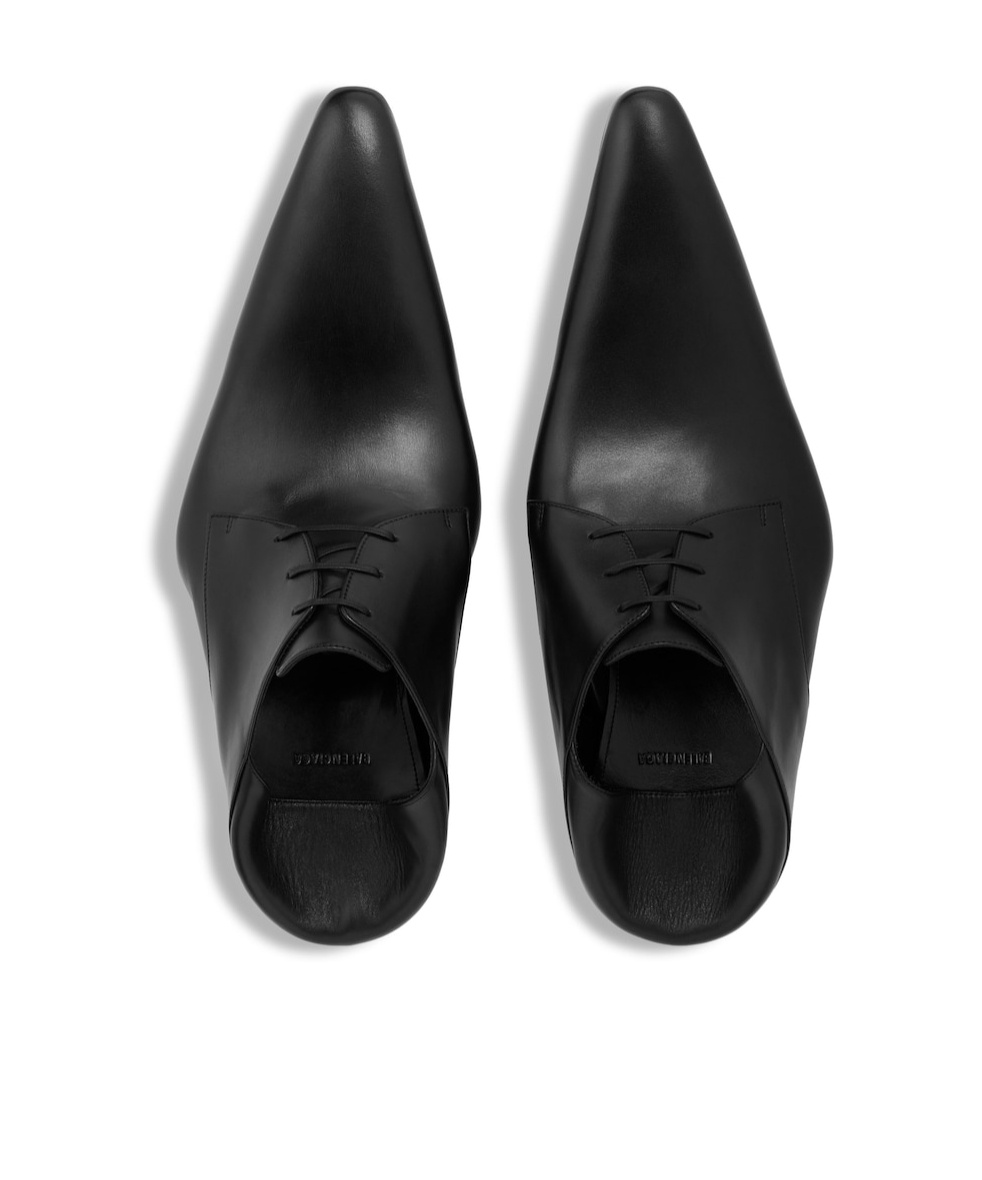 Shop Balenciaga Men's Opera Derby In Black