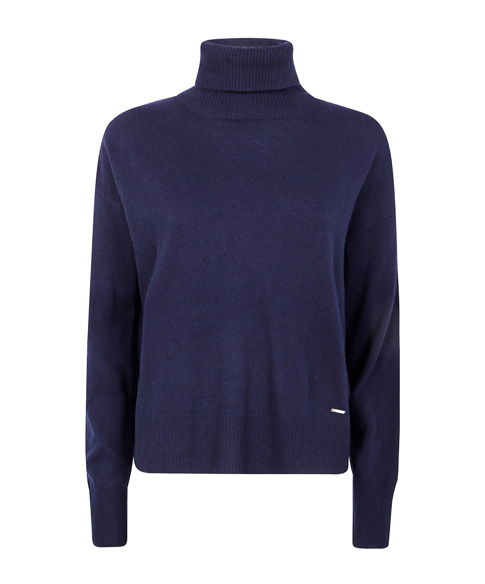 Woolrich Comfort Wool Cash Turtleneck In Blue