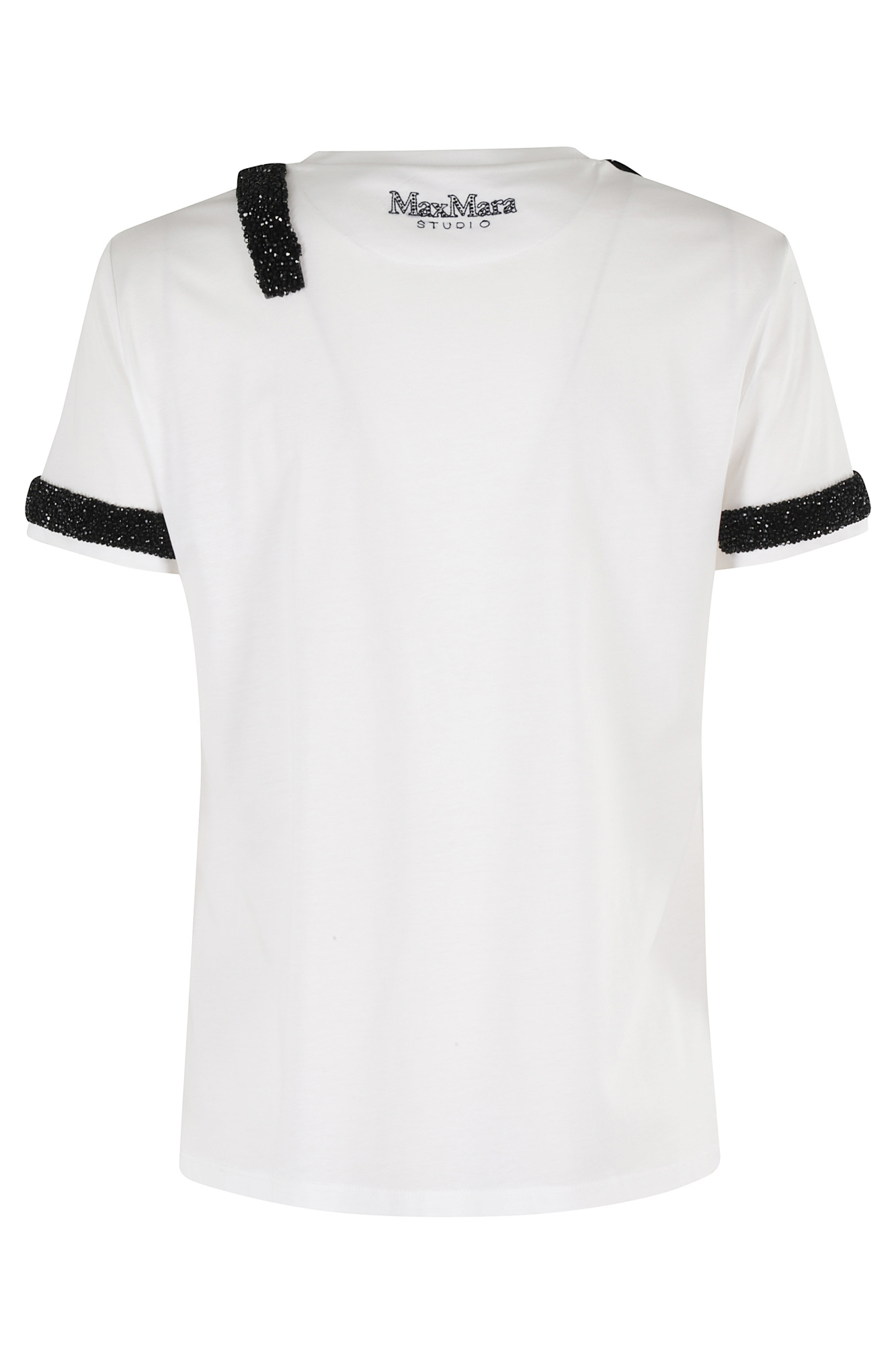 Max Mara Short-sleeved T-shirt In White