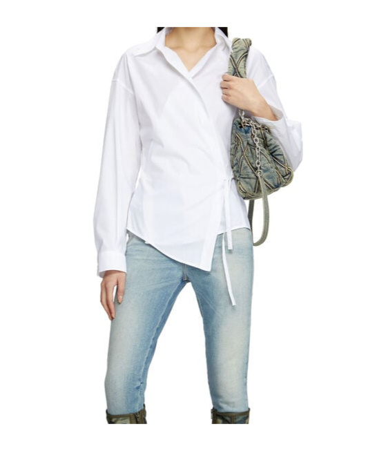 Diesel C-delphi Shirt In White