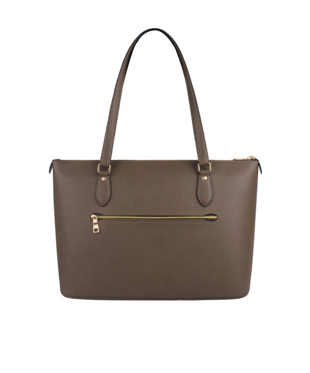 Coach Double Handle Shoulder Bag In Brown