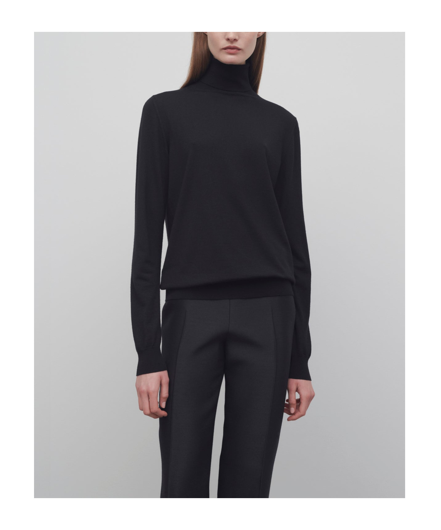 The Row Turtleneck Sweater In Black