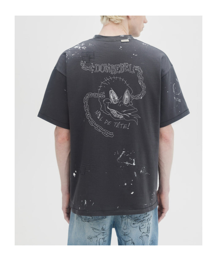 Domrebel Mal T-shirt In Black
