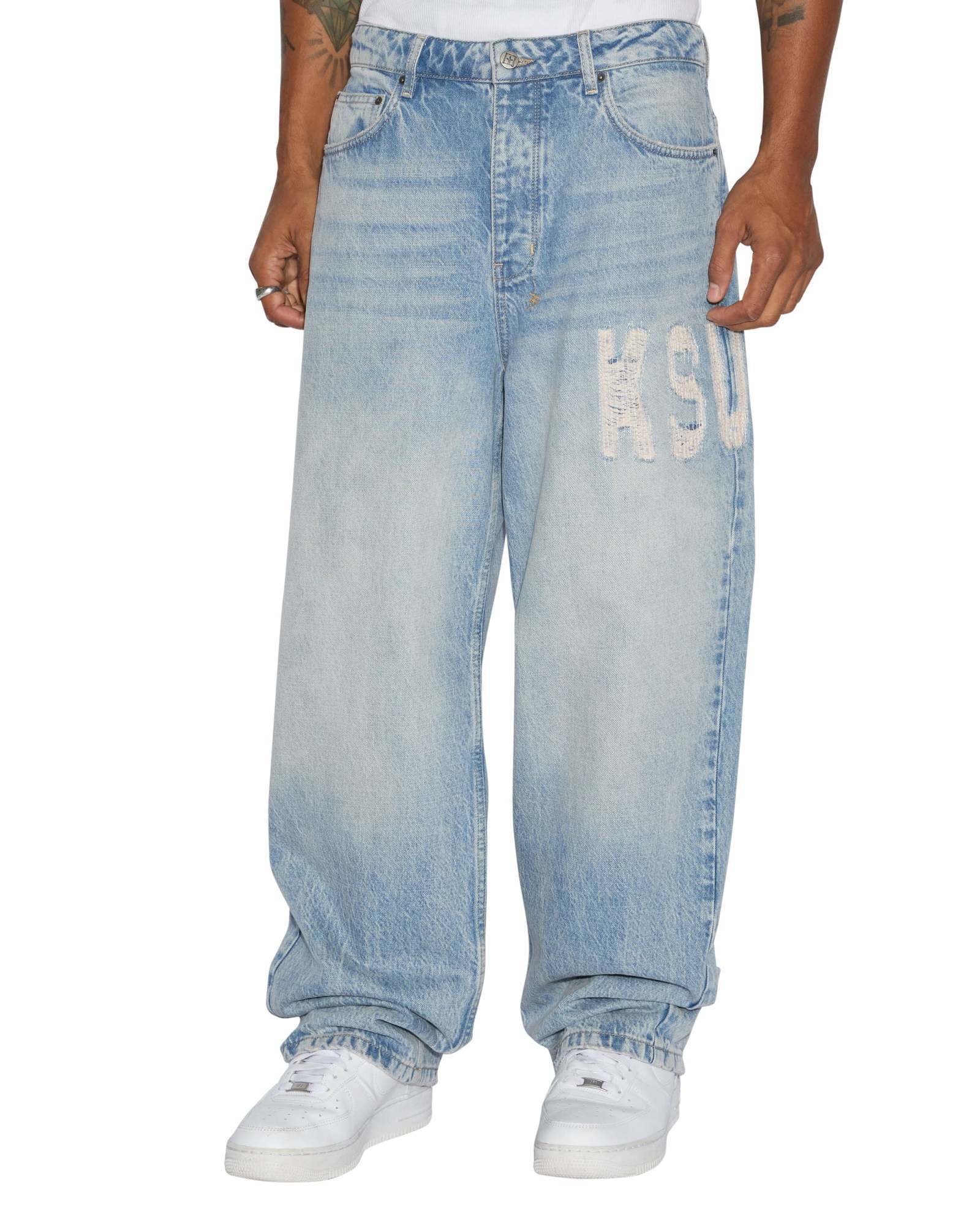 Ksubi Belt-loop Jeans In Gray