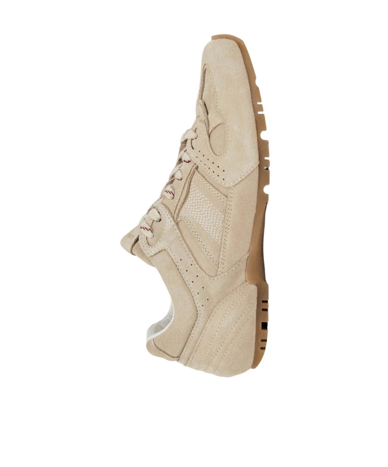 Alohas Suede Lace-up Sneakers In Neutral