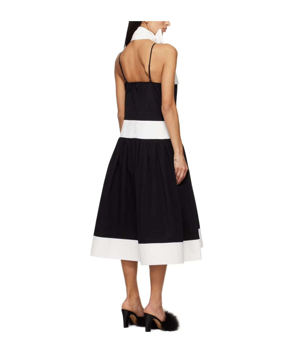 Kimhēkim Bicolor Dress In Black