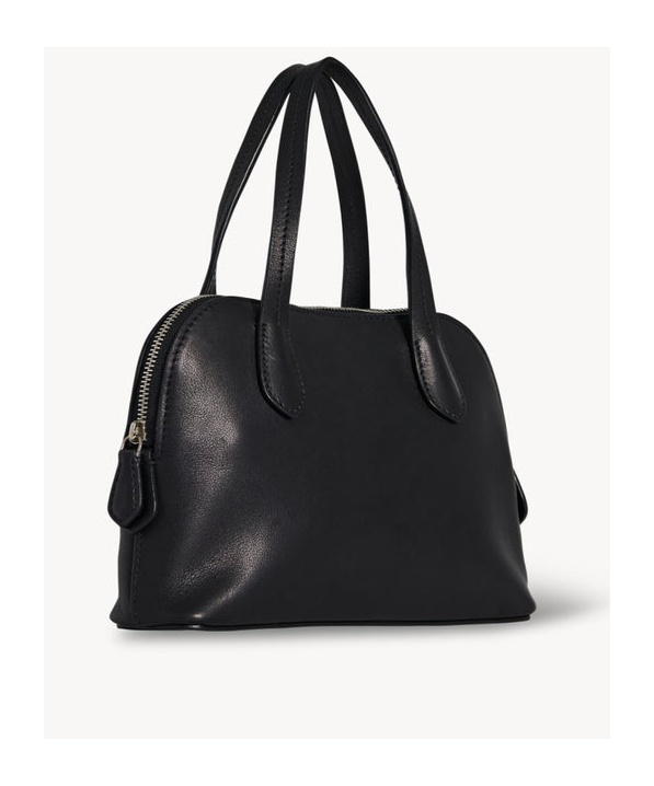 The Row Ingrid Logo Handbag In Black