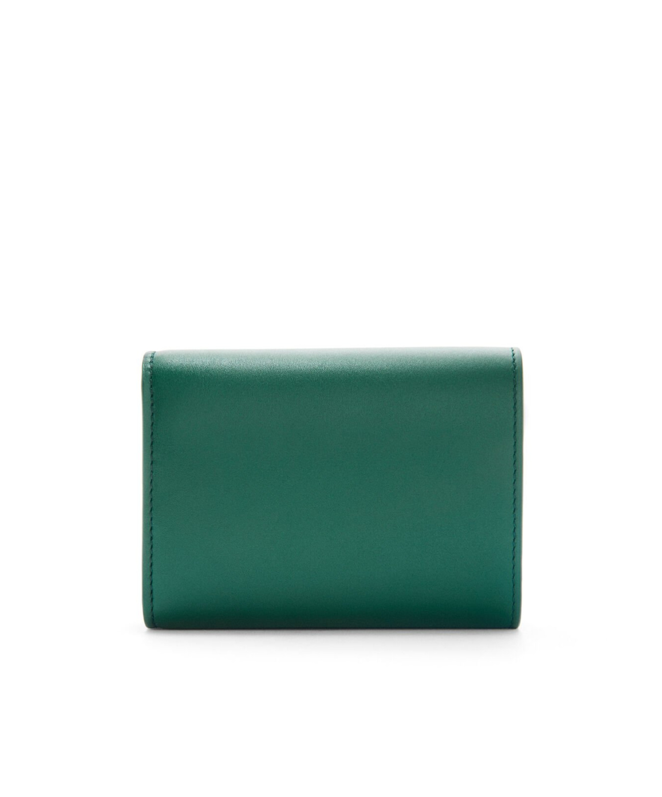 Loewe Trifold Zip Wallet In Green