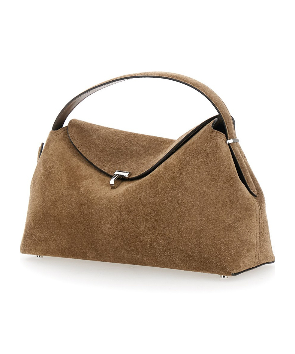 Totême T-lock Shoulder Bag In Brown