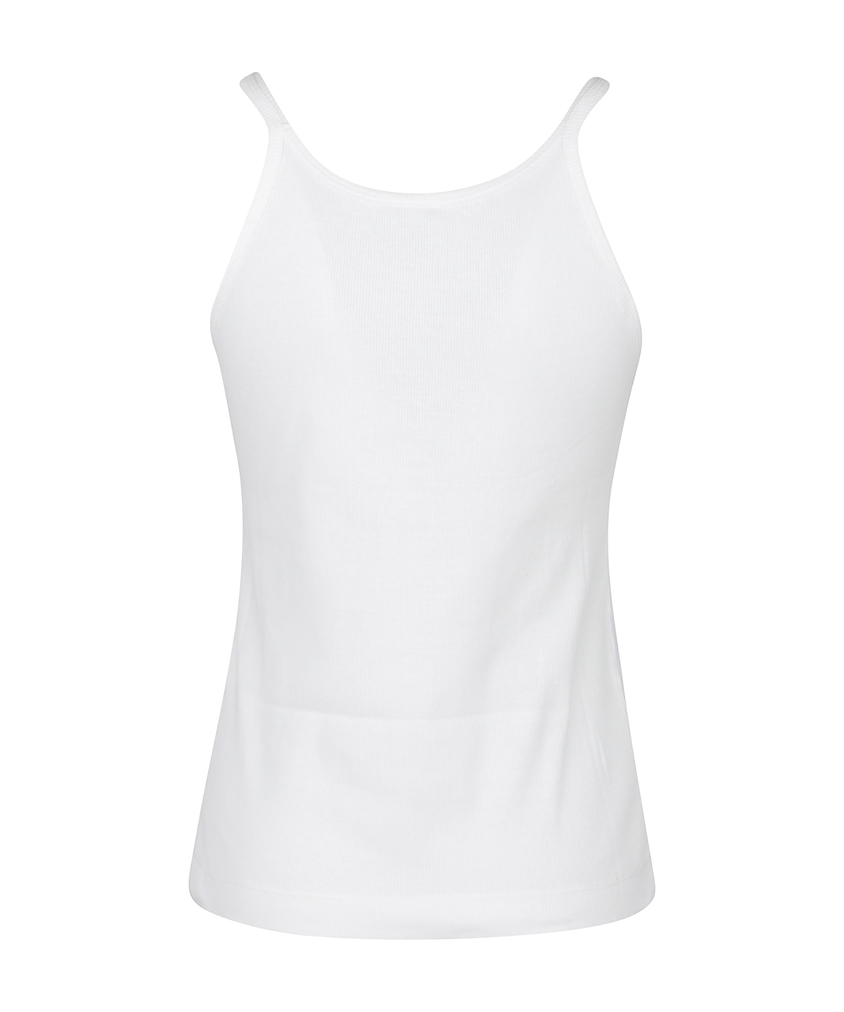 Pinko Round Neck Suspenders In White