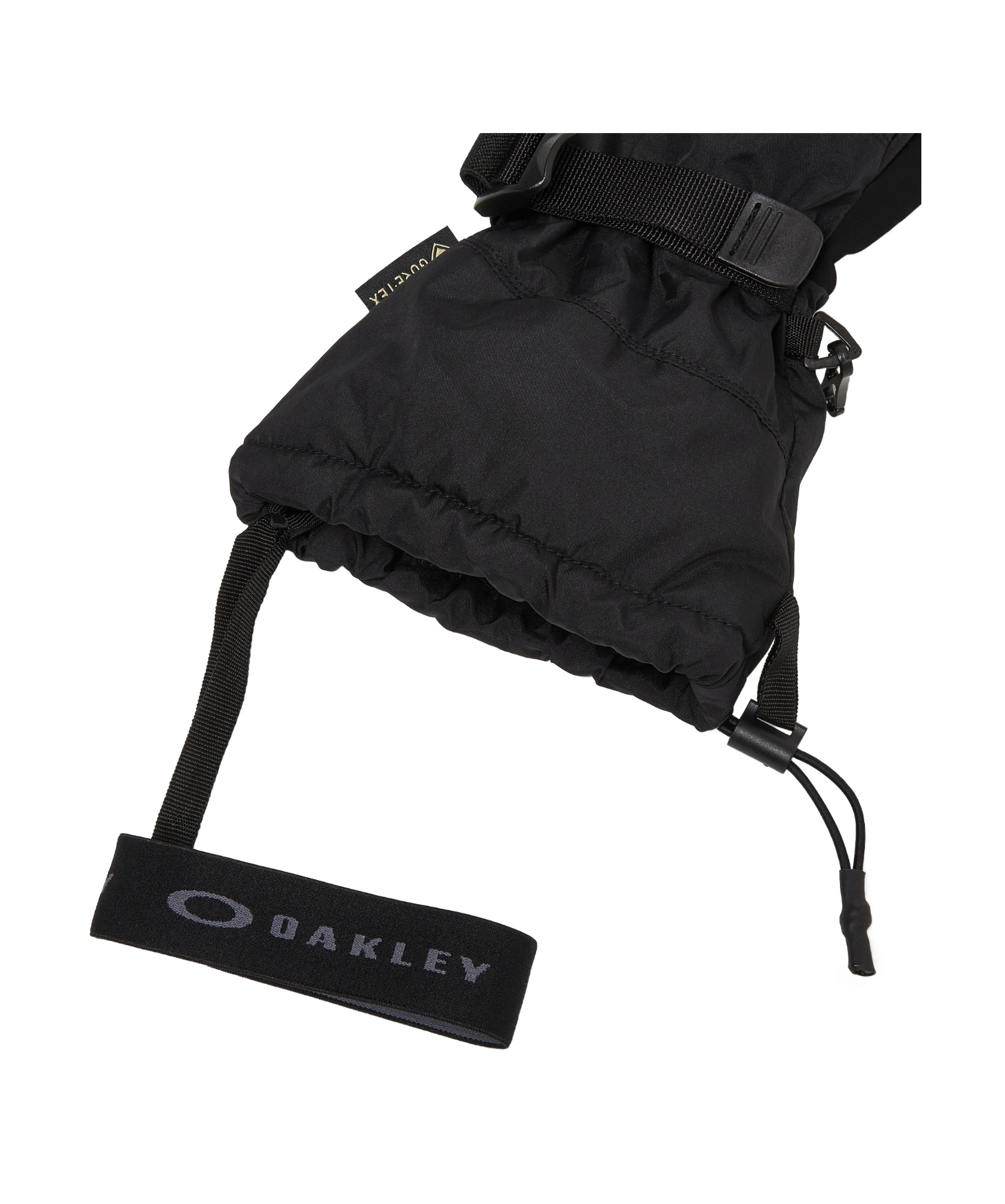Oakley Mann Ellipse Goatskin Gauntlet Gloves In Black