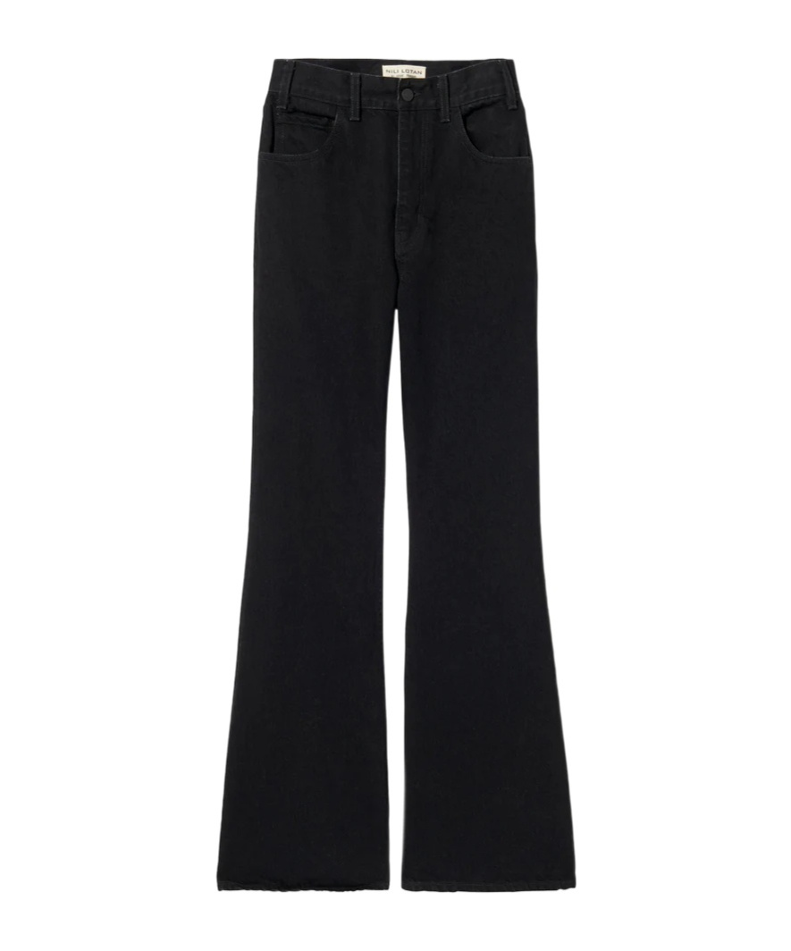 Nili Lotan Belt Loop Casual Pants In Black