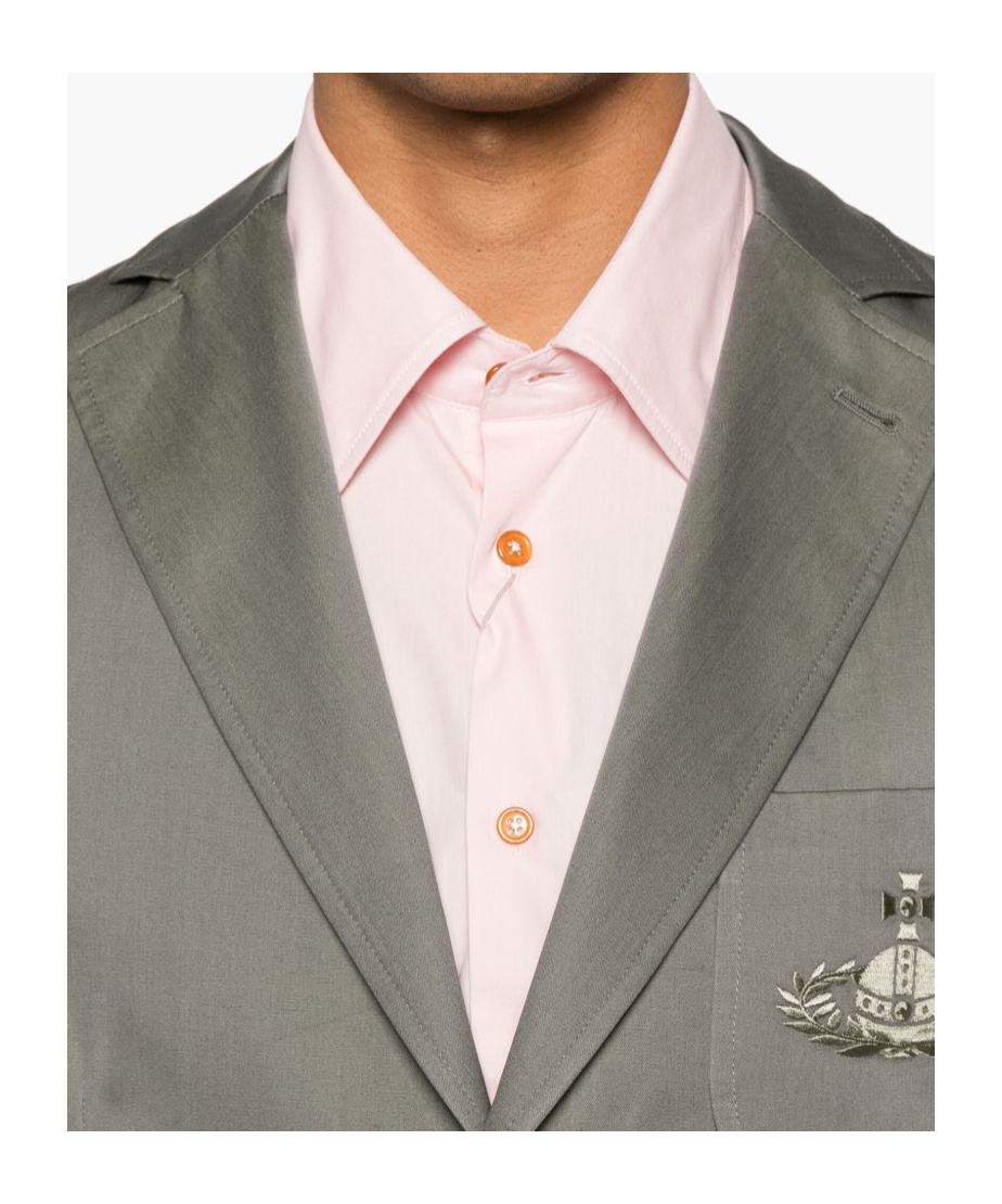 Vivienne Westwood Long-sleeved Suit Jacket In Gray