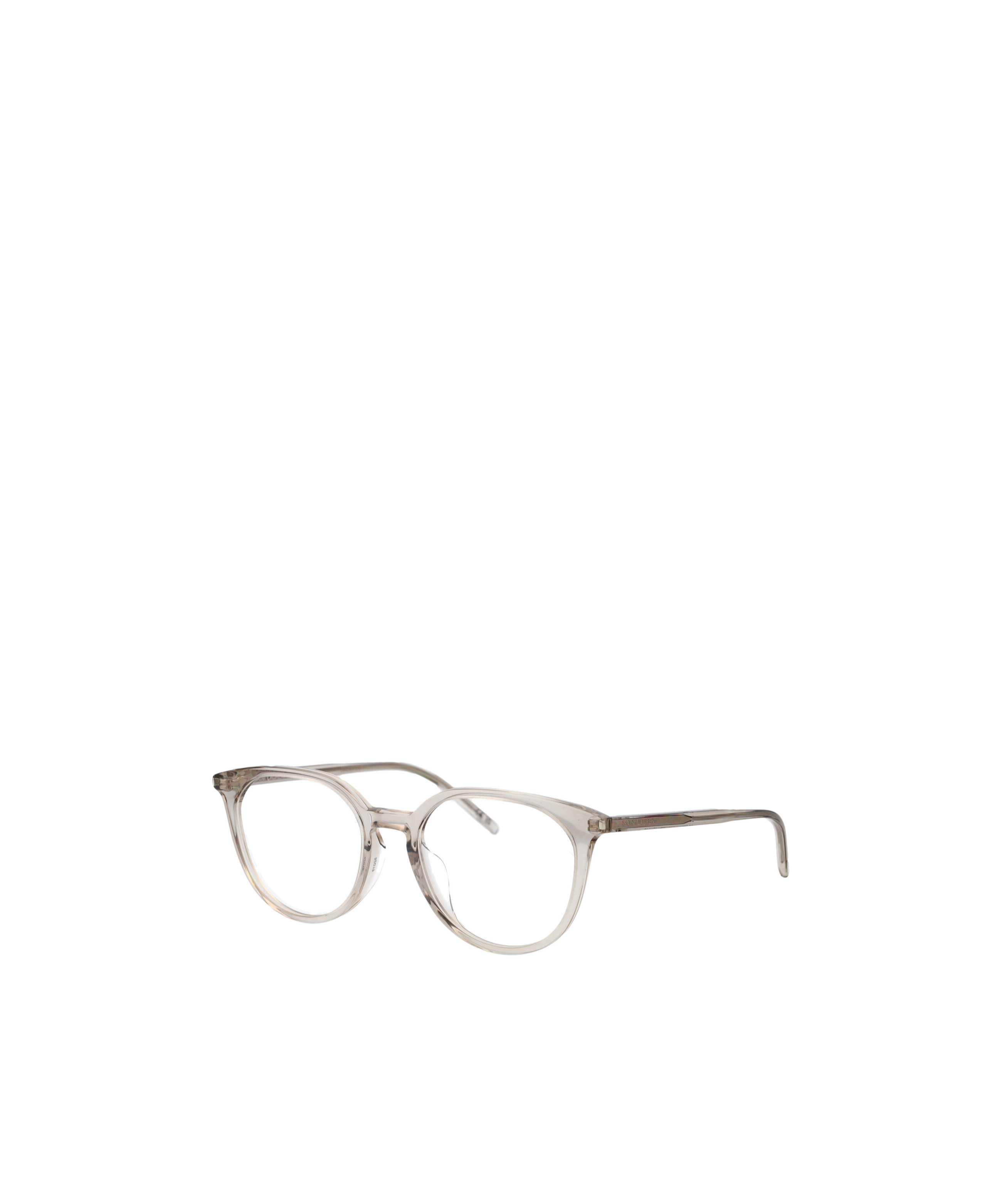 Saint Laurent Sl 681f Round-frame Glasses In White