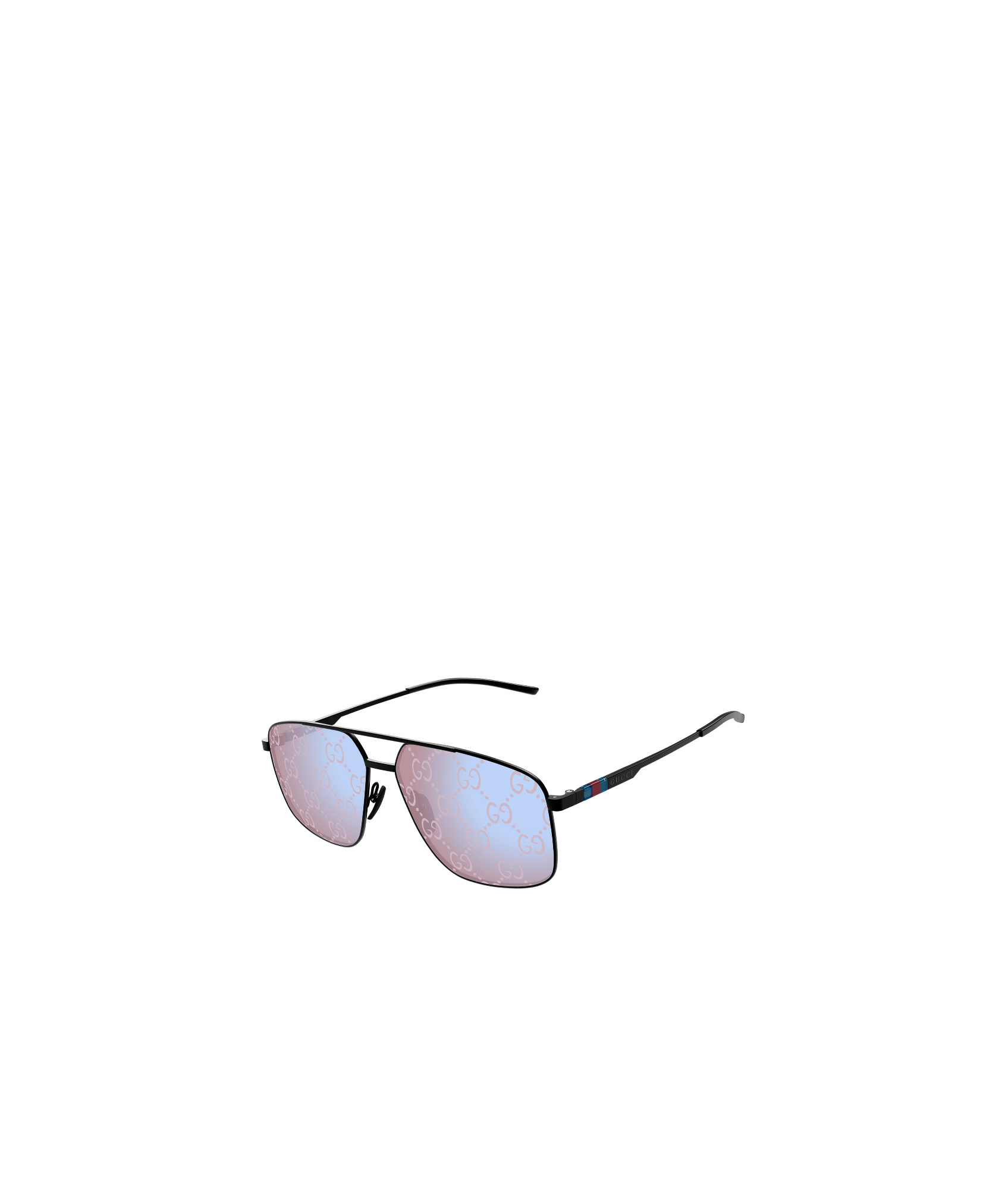 Gucci Navigator Frame Sunglasses Sunglasses In Blue