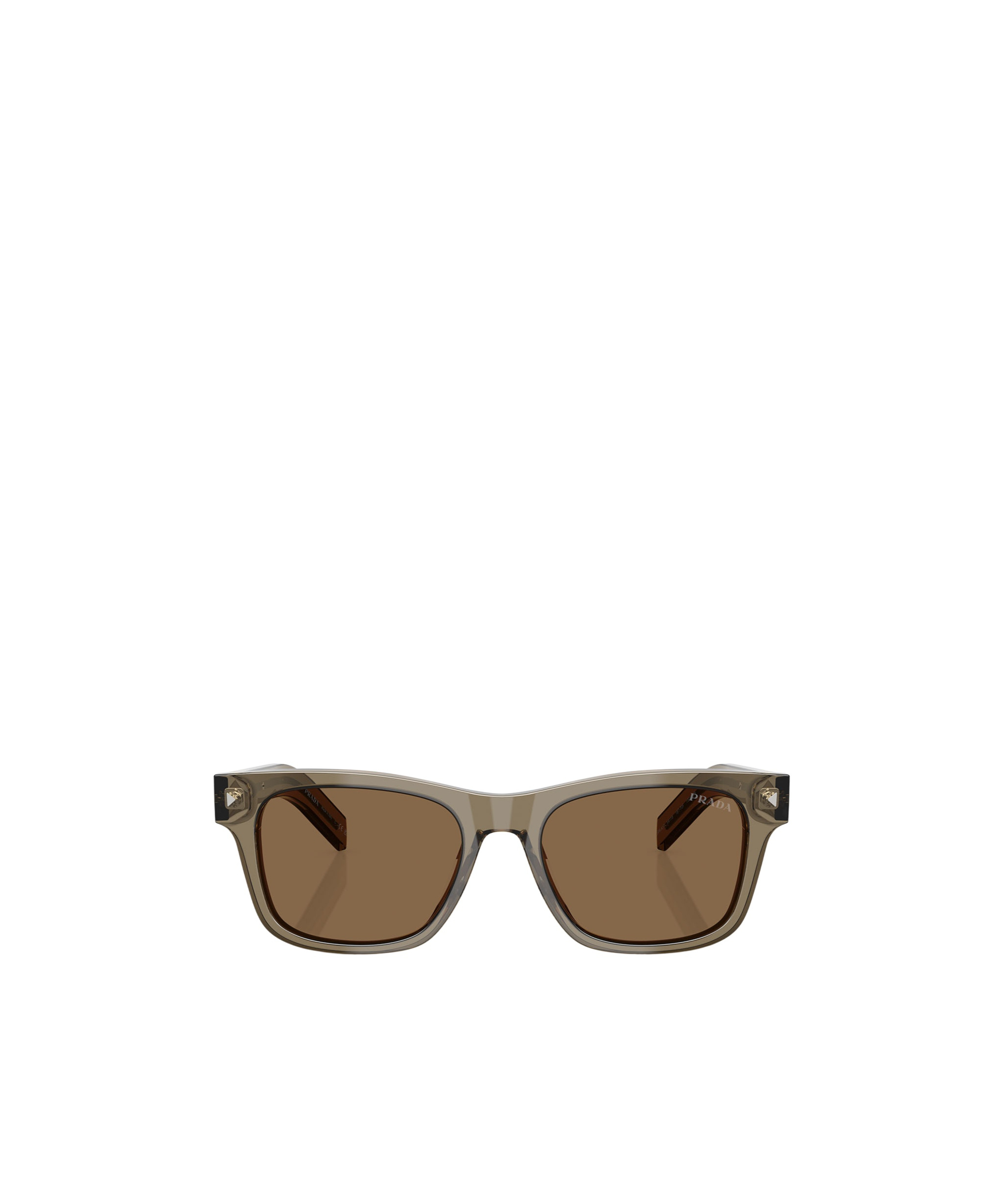 Prada Full Frame Sunglasses In Brown
