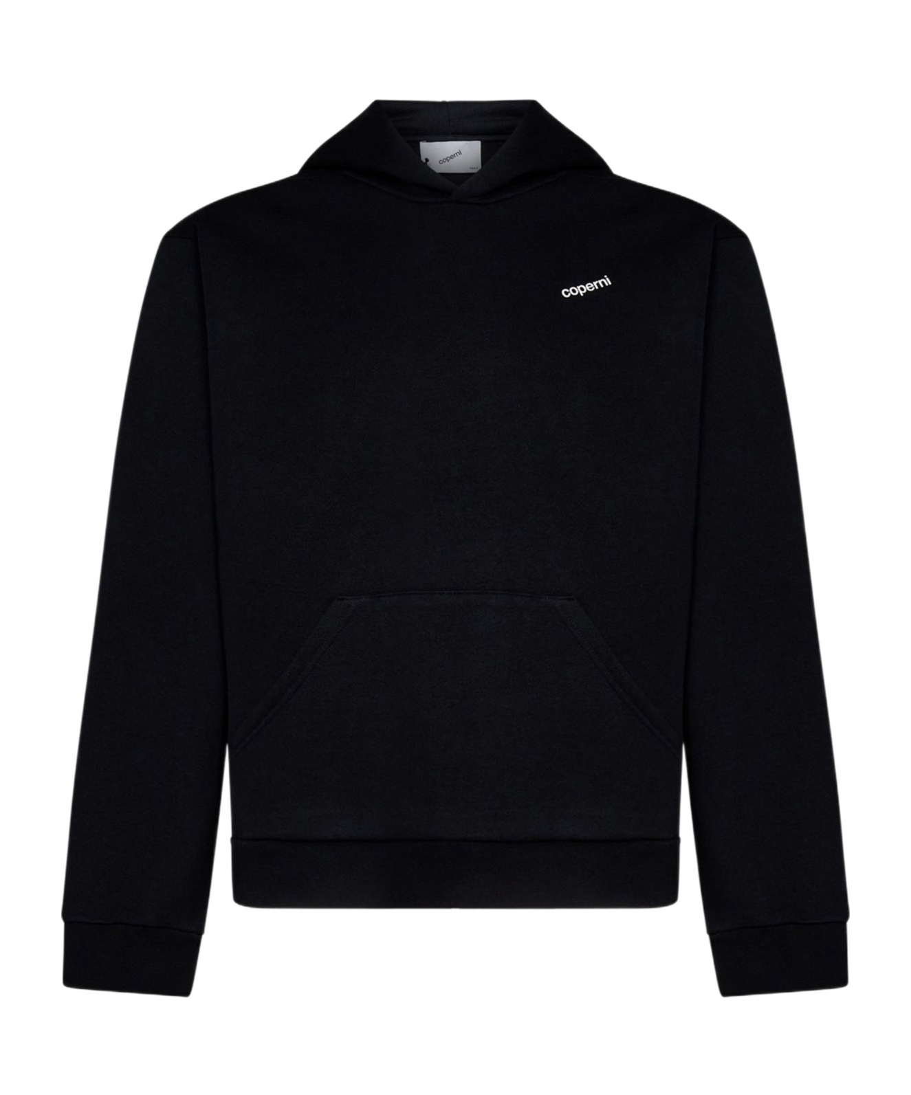 Coperni Black Hoodie With Logo Print On The Rear In Black