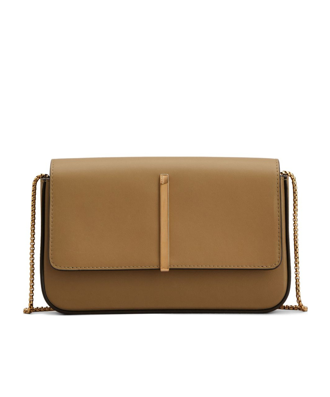 Tod's Mini Bag With Chain-link Shoulder Strap In Brown
