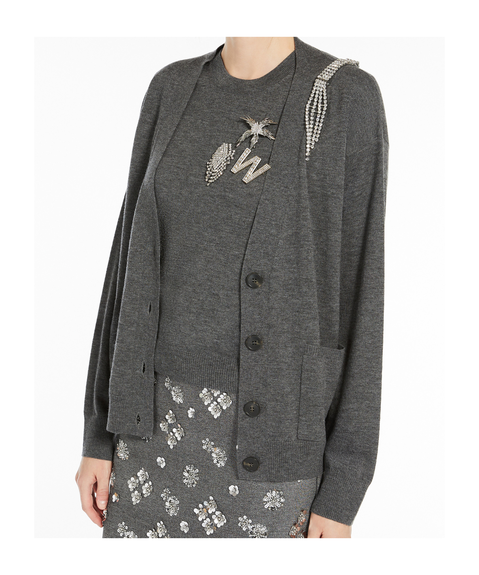 Weekend Max Mara Wool Cashmere Suit In Black
