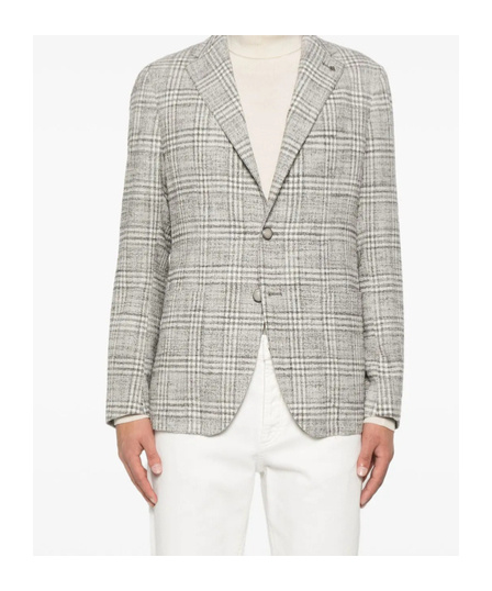 Tagliatore Jacket With Tartan Pattern
