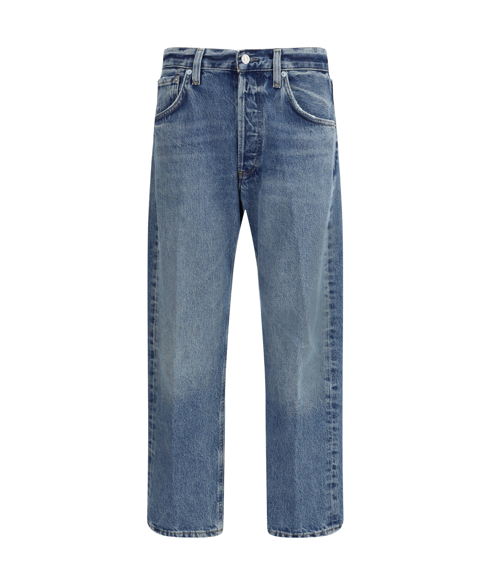 Citizen Of Humanity Winslow Cropped Boyfriend Jeans Pacifica In Purple