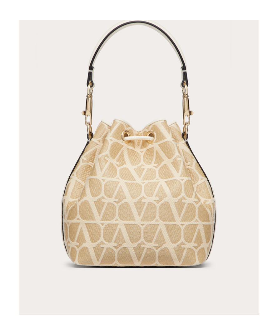 Valentino Top Handle Shoulder Bag In Nude