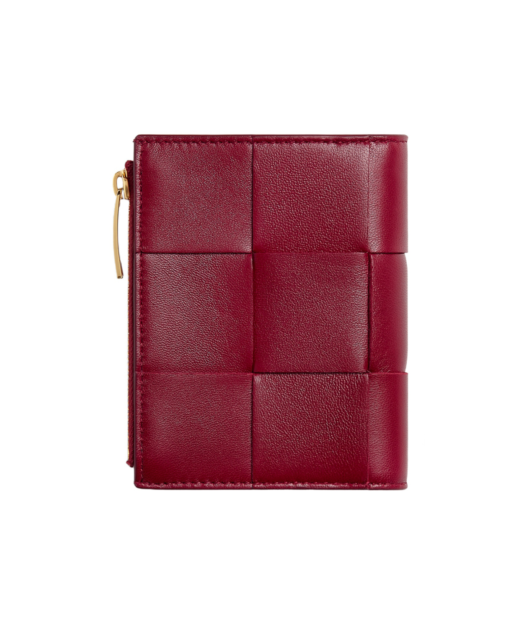 Bottega Veneta Cassette Small Bi-fold Wallet In Red