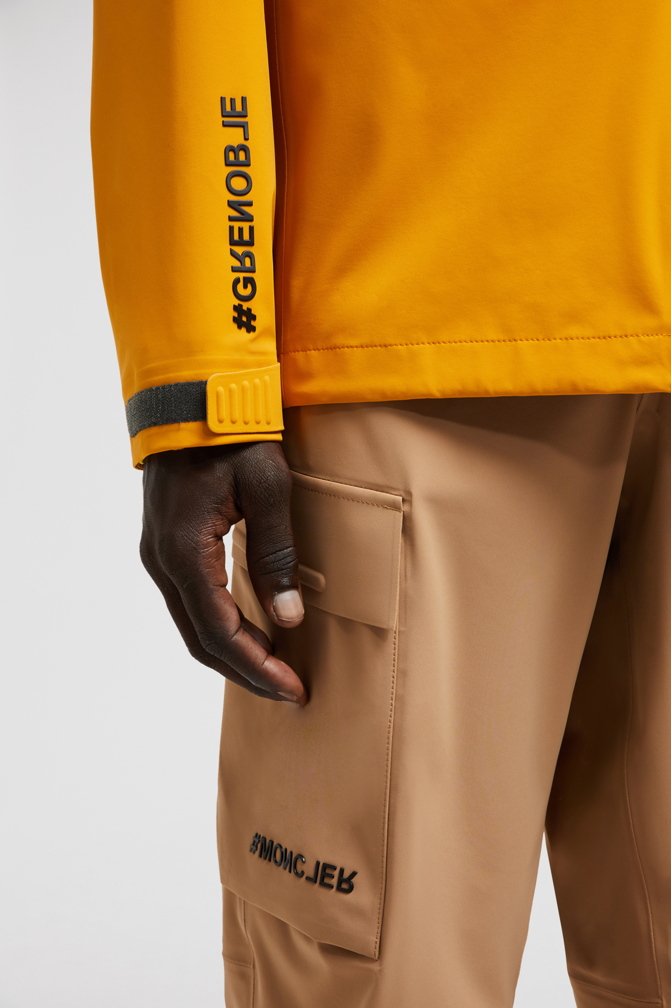 Moncler Orden Technical Jacket In Yellow