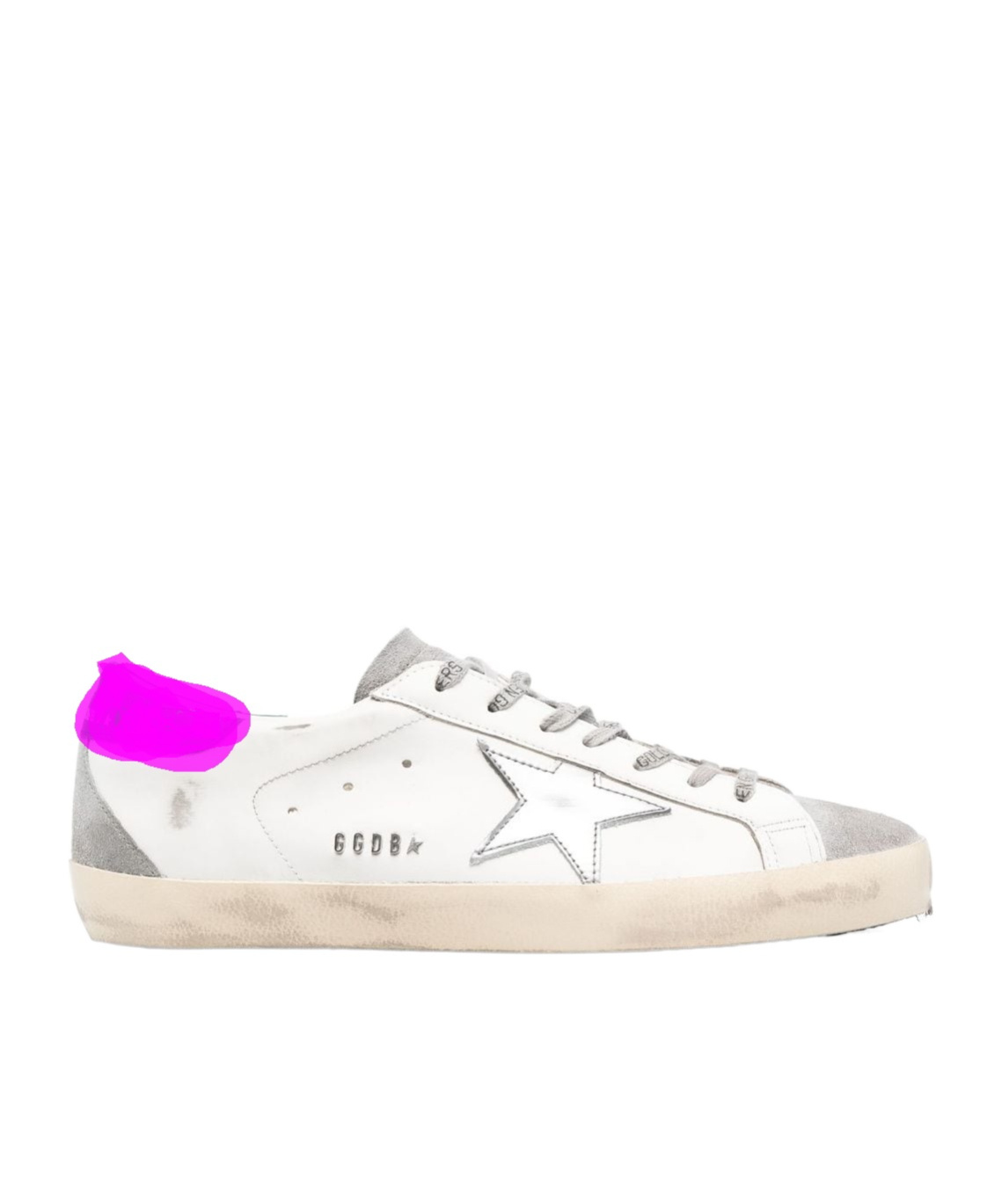 Golden Goose Lace-up Low-cut Casual Shoes In White