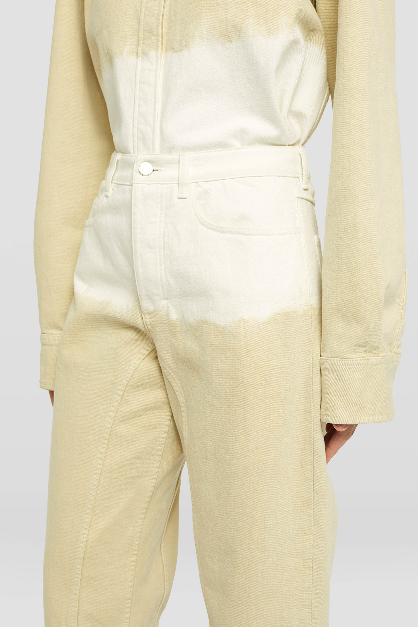 Jil Sander 69 Aw 20 Treated Trousers Almond In Nude