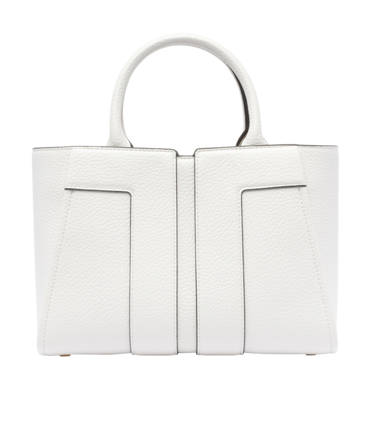 Shop Elisabetta Franchi Top Handle Tote Bag In White
