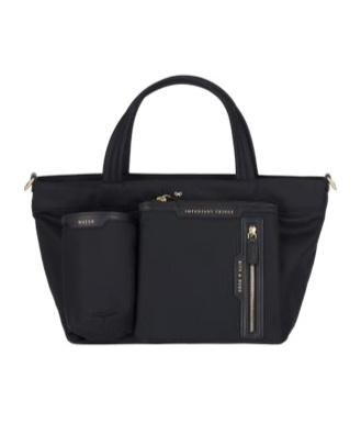 Anya Hindmarch Logo Printed Pocket-detailed Mini Tote Bag
