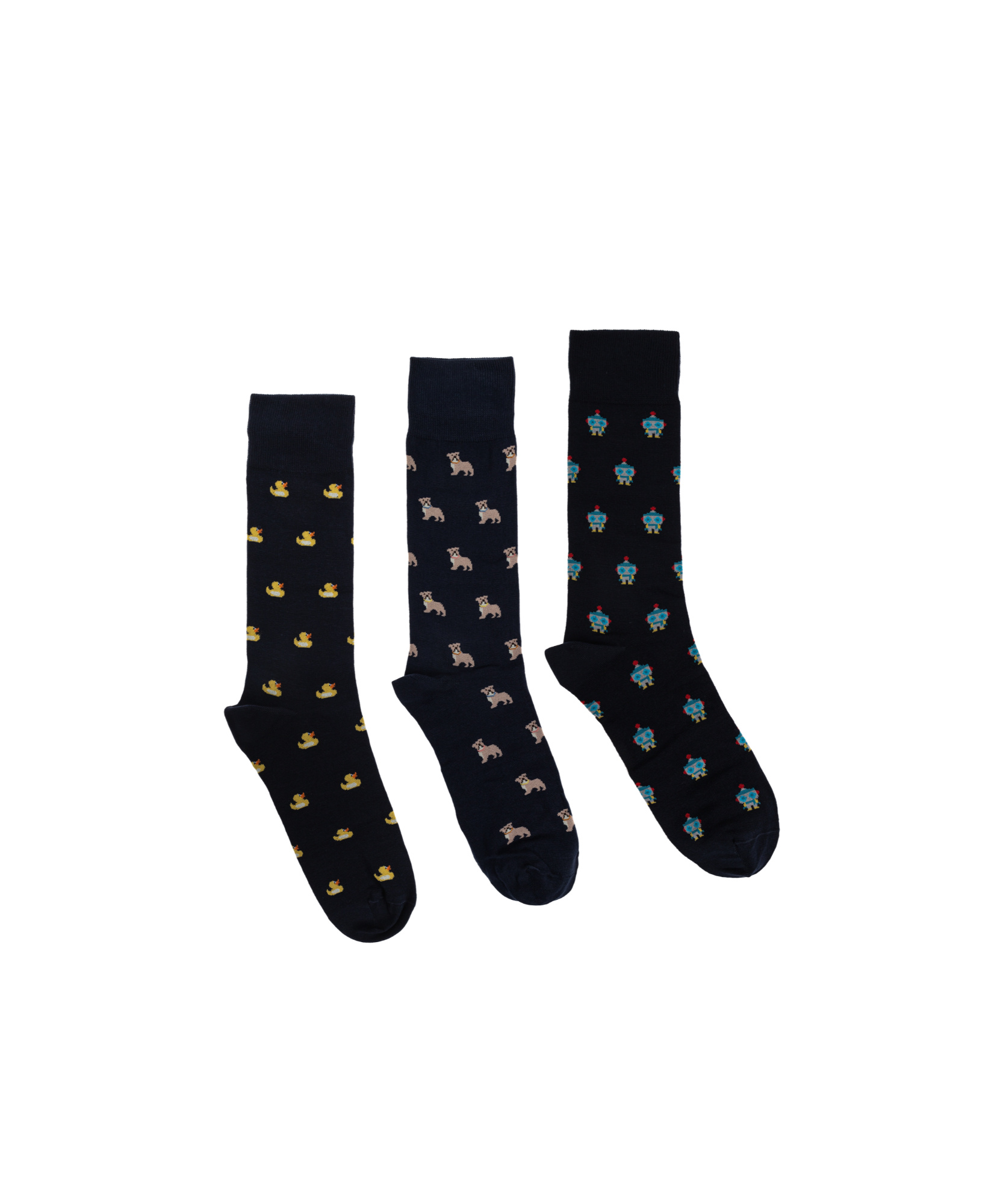 PAUL SMITH MID-CALF SOCK SET (SET OF THREE)