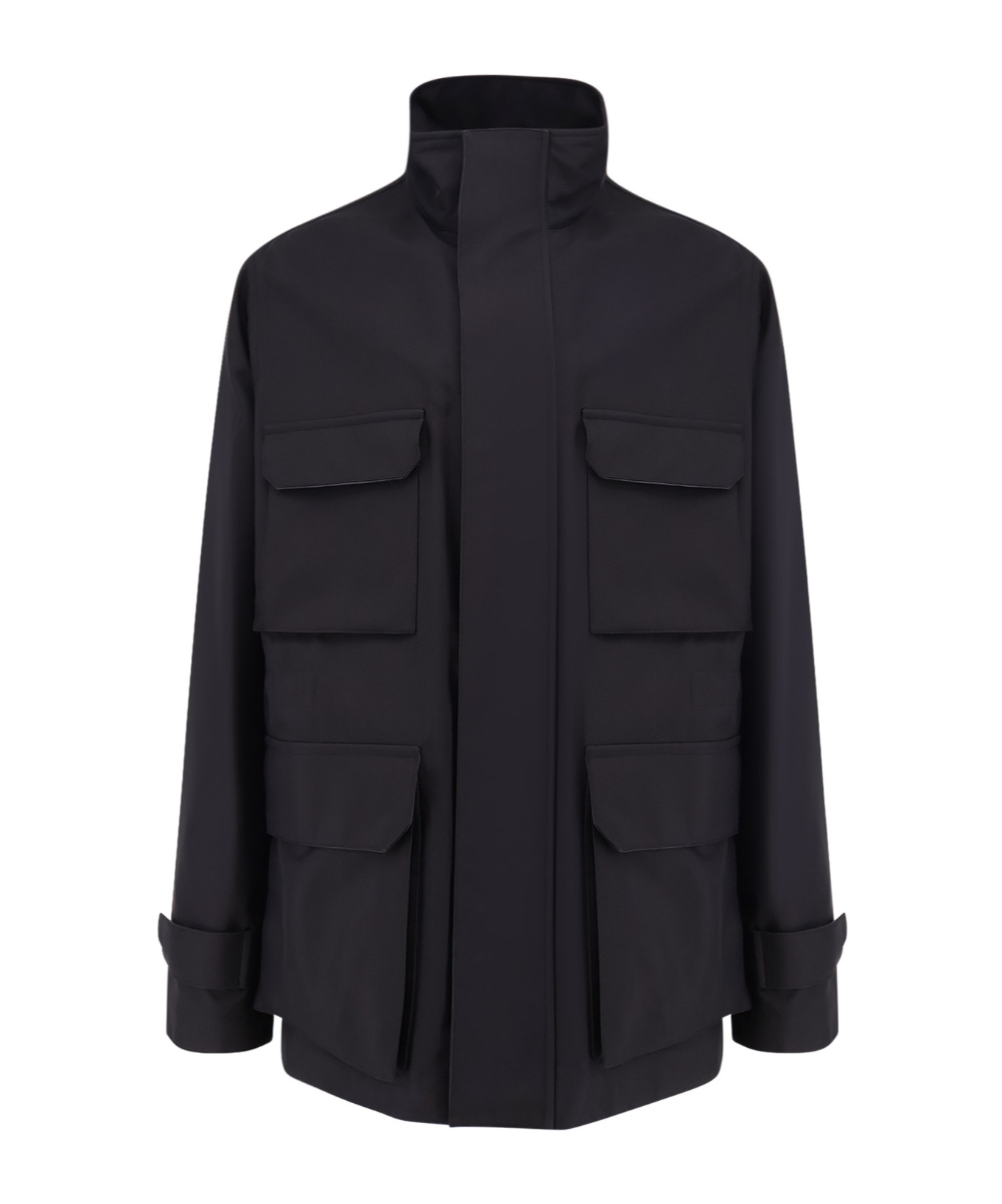 Dior Long-sleeved Casual Jacket In Black