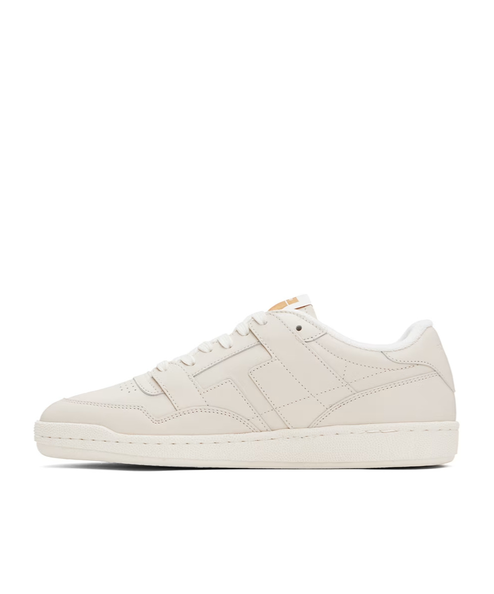 Tom Ford Round Head Lacing Low-cut Casual Sneakers In White