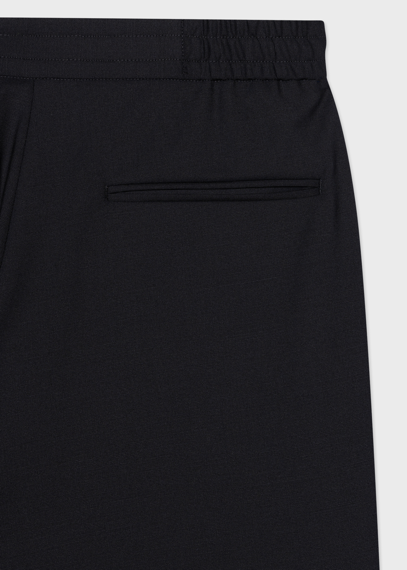PAUL SMITH ELASTICATED-WAIST TAPERED TROUSERS