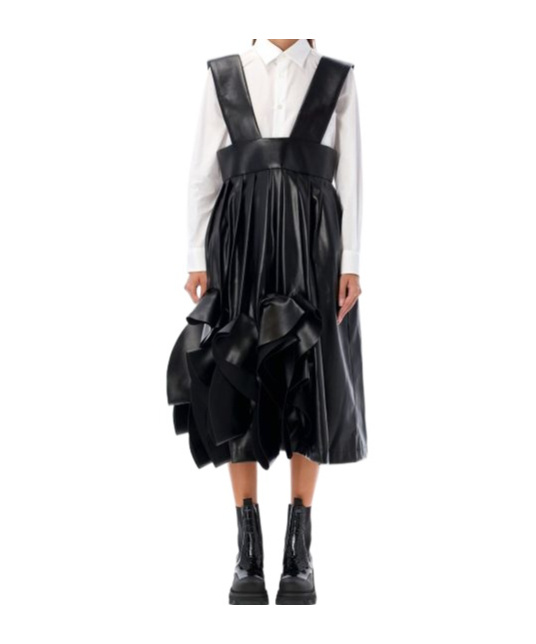 COMME DES GARÇONS RUFFLE-DETAIL SKIRT
