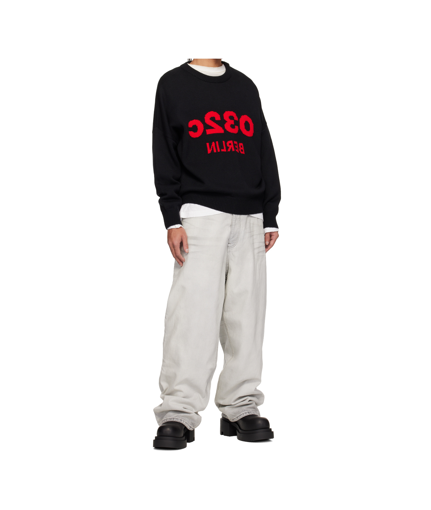 032c Selfie Sweater In Black