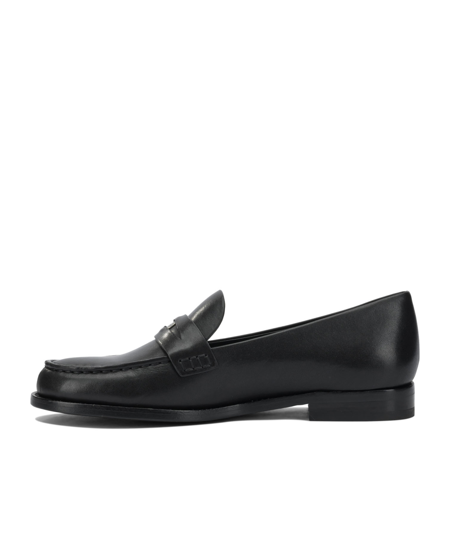 Tory Burch Leather Penny-slot Loafers In Multi