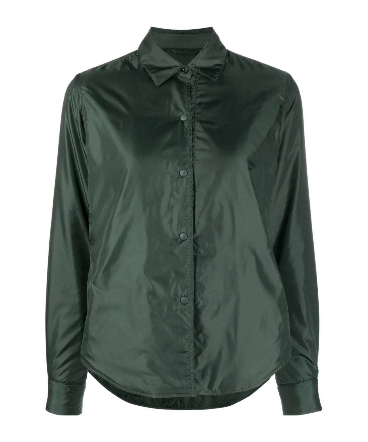 Aspesi Long-sleeved Blouse In Green