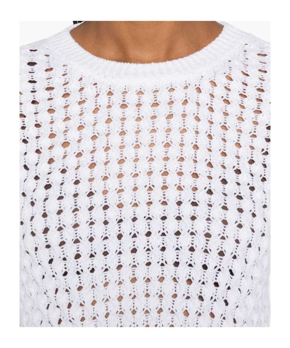 Herno Open-knit Sweater Clothing In White