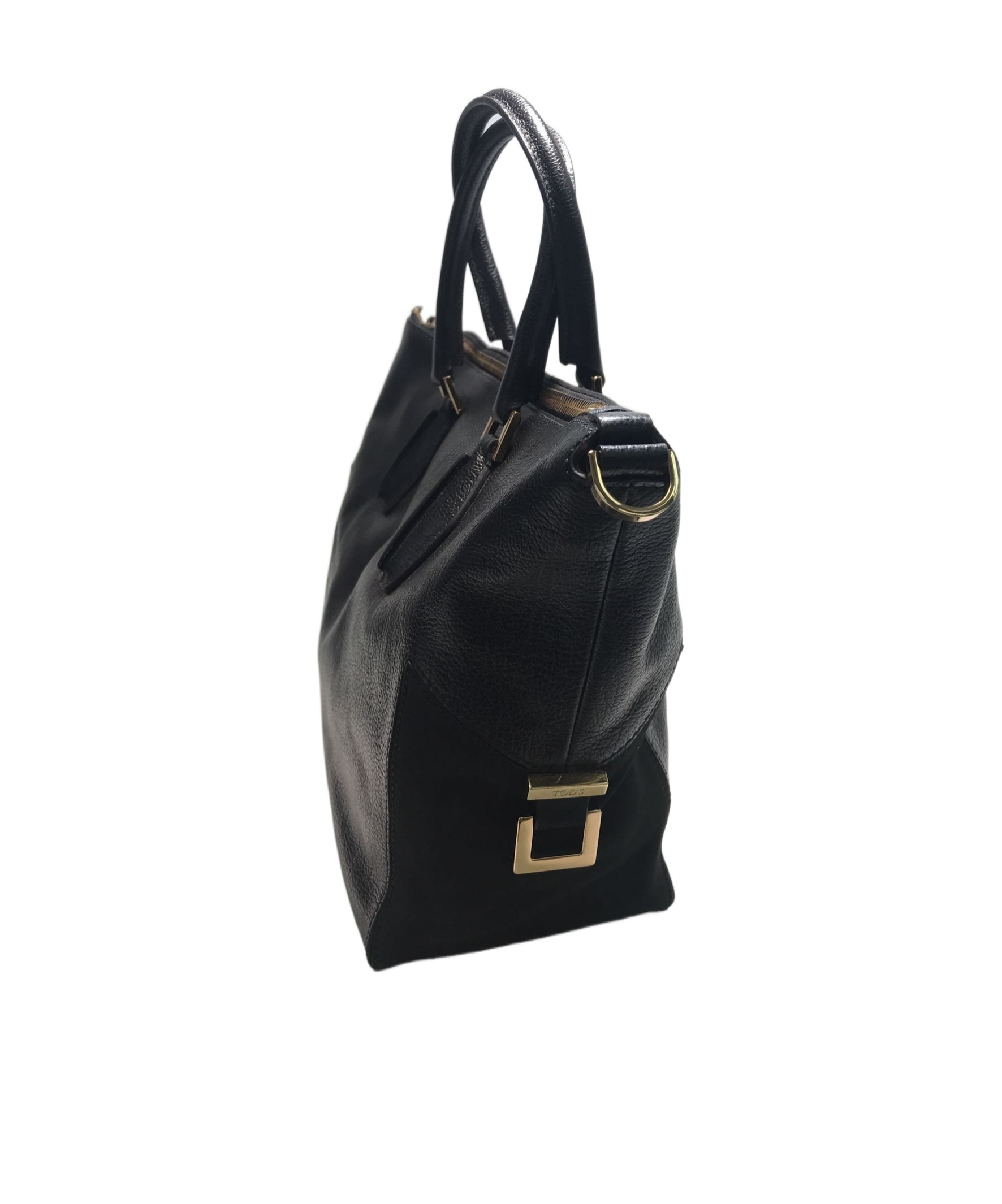 TOD'S ZIPPERED SHOULDER BAG