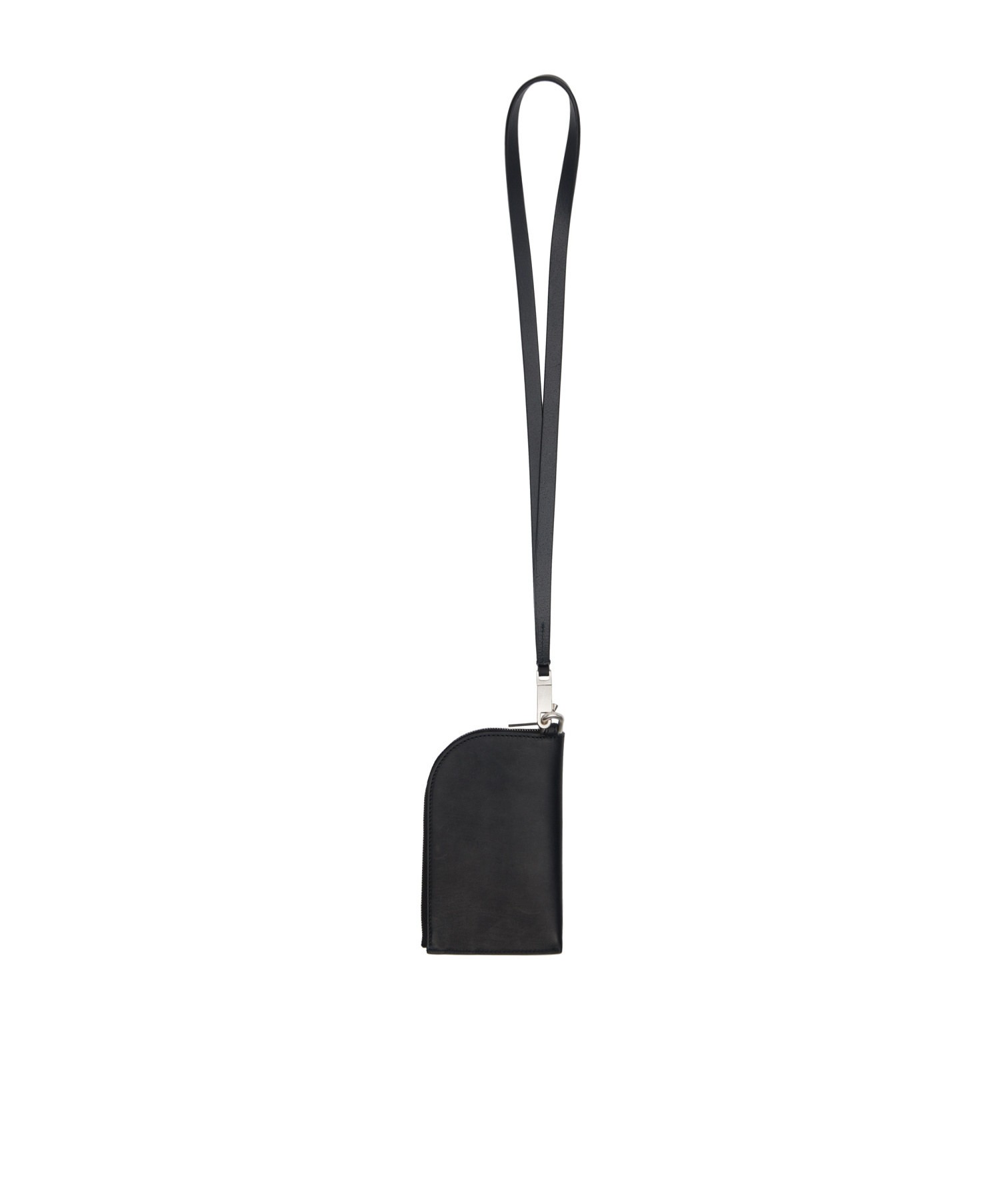 Rick Owens Zipper Wallet In Black